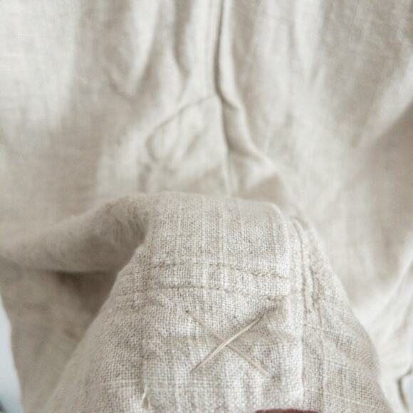 Free People We The Free Beckett Boyfriend Linen Blend Beige Blazer Size Small - Picture 5 of 8